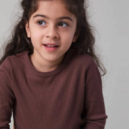 Mar Mar  Copenhagen Ribbed Set Sleeve (Mahogany) for Teens - CapuletKids