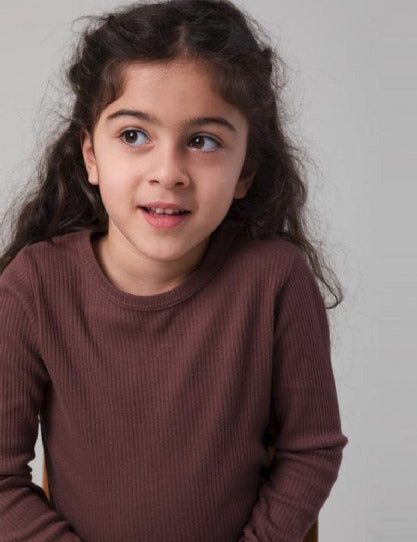 Mar Mar  Copenhagen Ribbed Set Sleeve (Mahogany) for Teens - CapuletKids