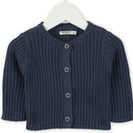 Imps & Elfs Knitted Unisex Organic Cotton Cardigan for Newborn to Mini Girls and Boys 0-12M - CapuletKids