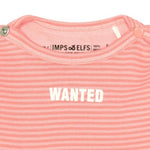 Imps & Elfs Cotton Long Sleeve Stripe T-Shirt "Wanted" for Mini Girls and Boys 3M - 1Y - CapuletKids
