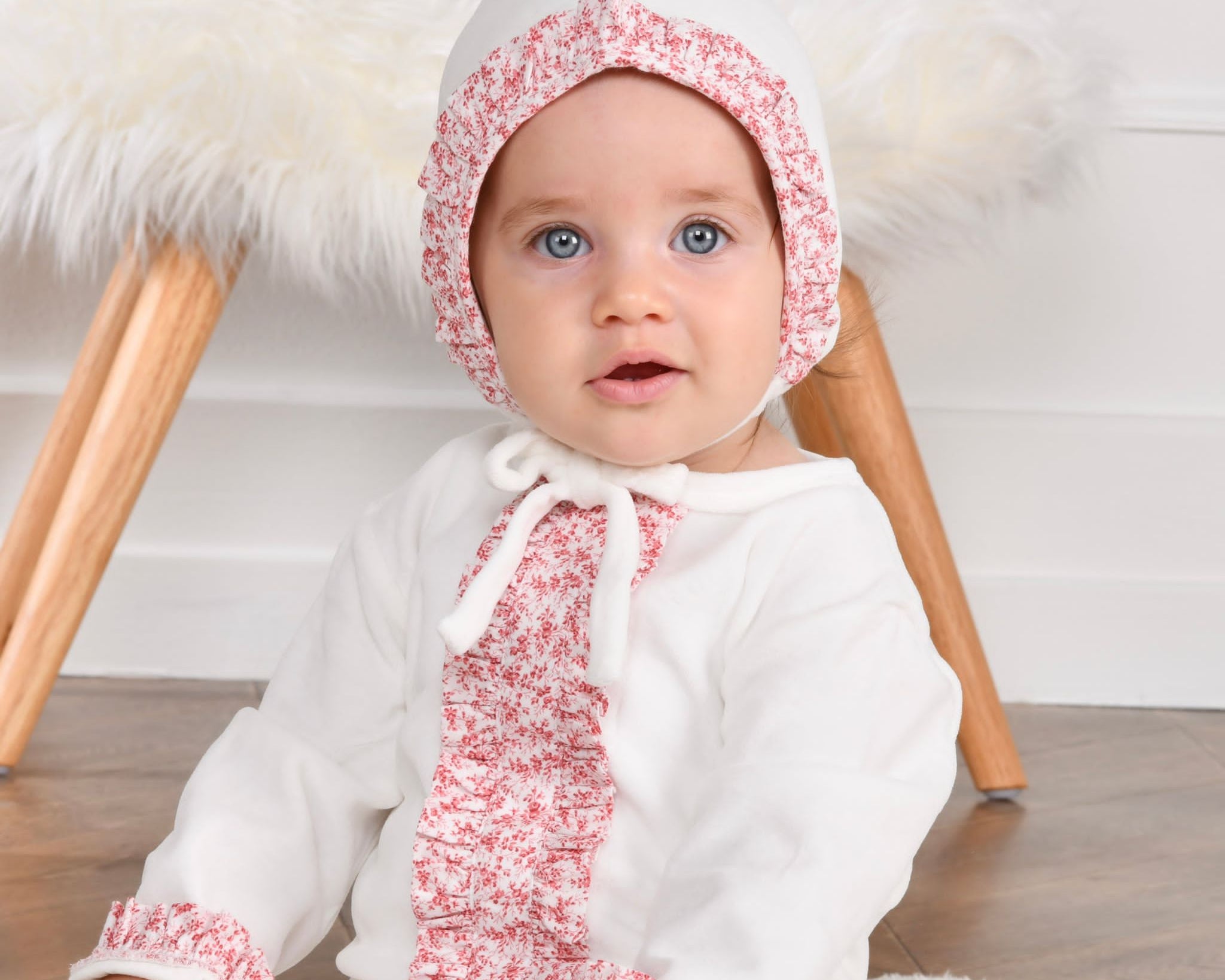 Coralie Ruffle Onesie - CapuletKids