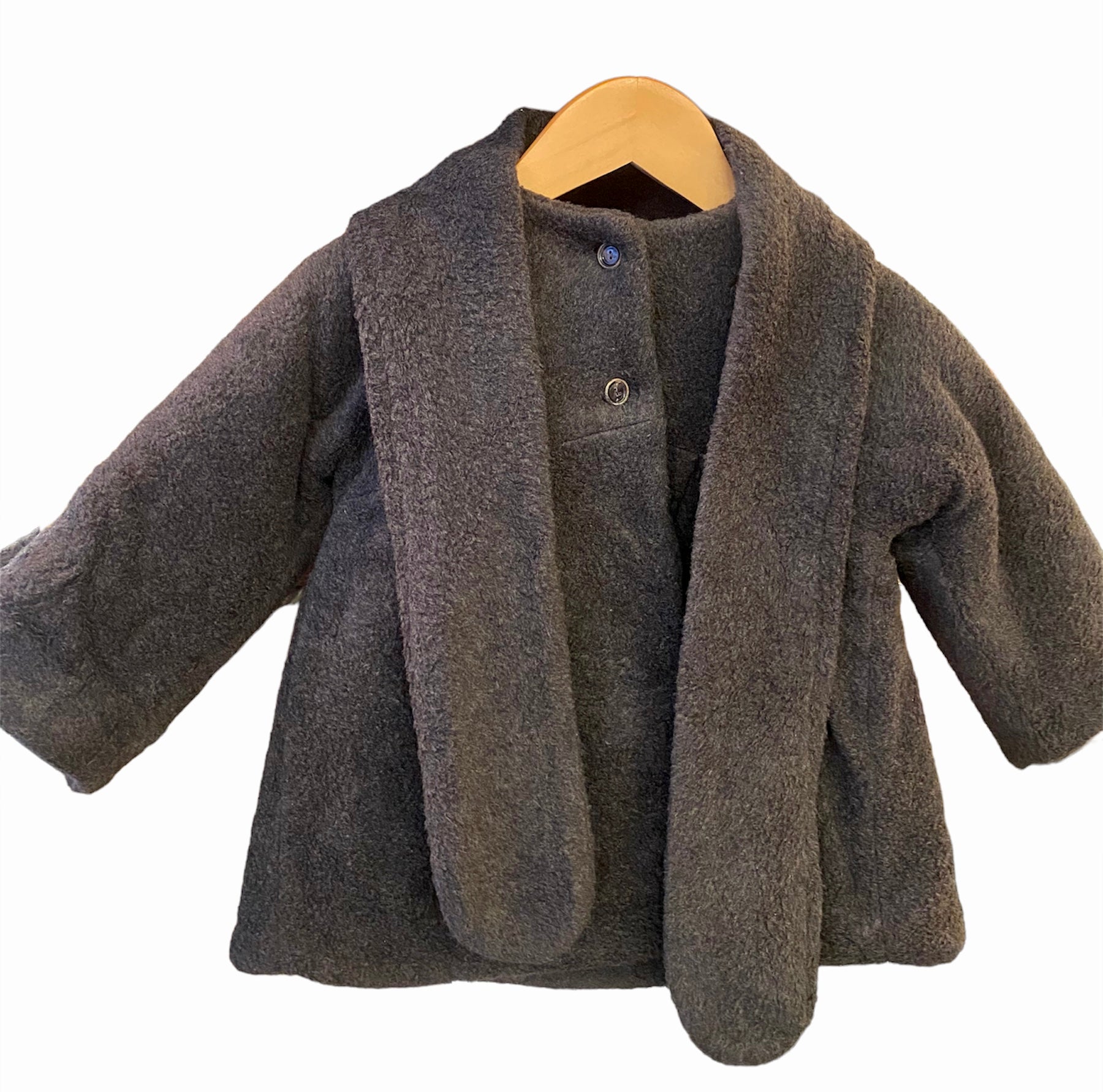 Classic Brown Teddy Coat - CapuletKids