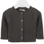 Imps & Elfs Knitted Unisex Organic Cotton Cardigan for Newborn to Mini Girls and Boys 0-12M - CapuletKids