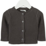 Imps & Elfs Knitted Unisex Organic Cotton Cardigan for Newborn to Mini Girls and Boys 0-12M - CapuletKids
