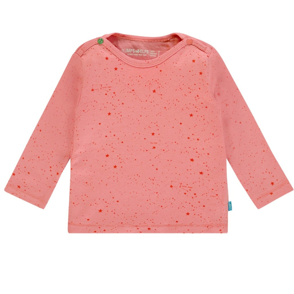 Imps & Elfs Organic Cotton Long Sleeve Unisex T-Shirt for Mini Babies 0-12M