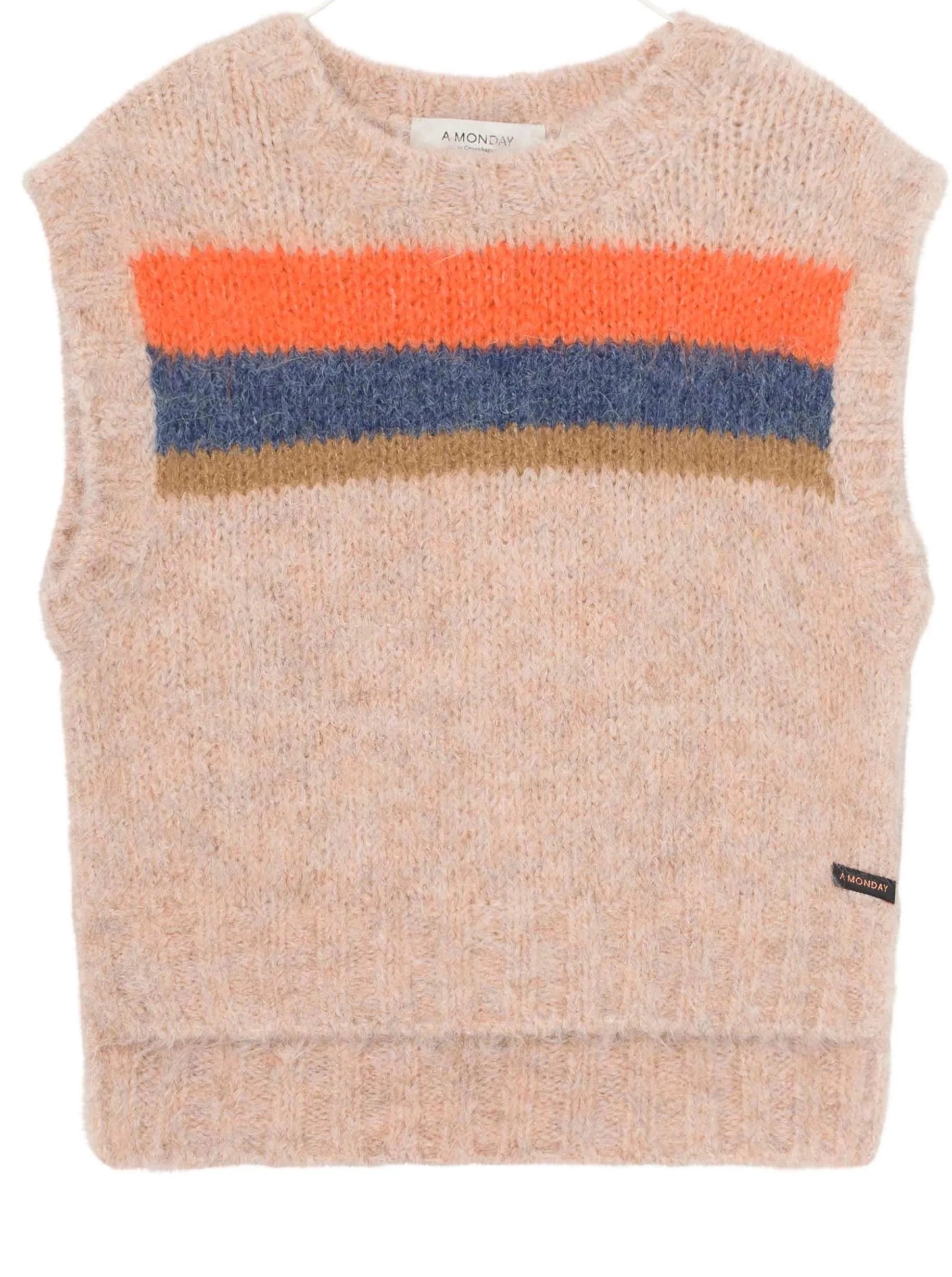 A Monday In Copenhagen Elsa Vest  in Butter Cream for Girls 4Y-8Y - CapuletKids
