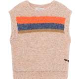 A Monday In Copenhagen Elsa Vest  in Butter Cream for Girls 4Y-8Y - CapuletKids